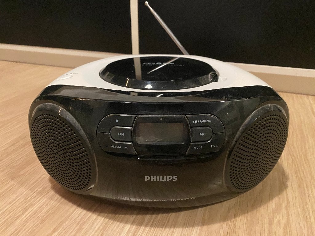 Philips AZ330T/12 Radio-CD Bluetooth USB, TV, Hi-fi & Vidéo, Enlèvement, Comme neuf, Radio, Avec lecteur de CD
