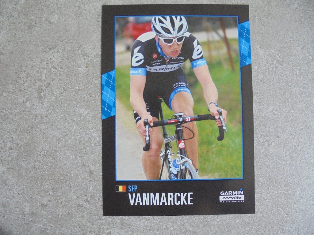 Wielerfoto Sep Vanmarcke, Verzenden