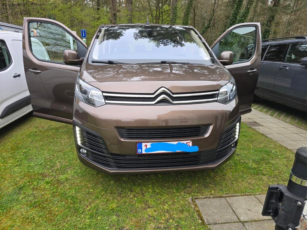 Citroen spacetourer 180 pk vip business, Auto's, Citroën, Monovolume, Bruin, Leder, Diesel