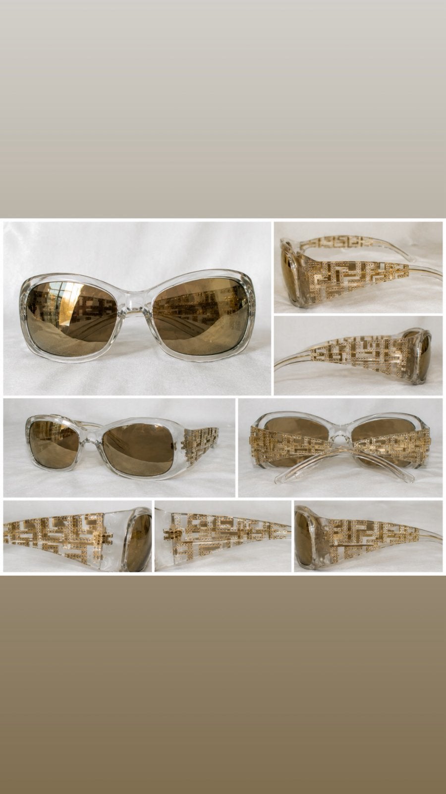 Originele Vintage Fendi FS299R Zonnebril - Made in Italy, Ophalen of Verzenden, Zo goed als nieuw, Zonnebril