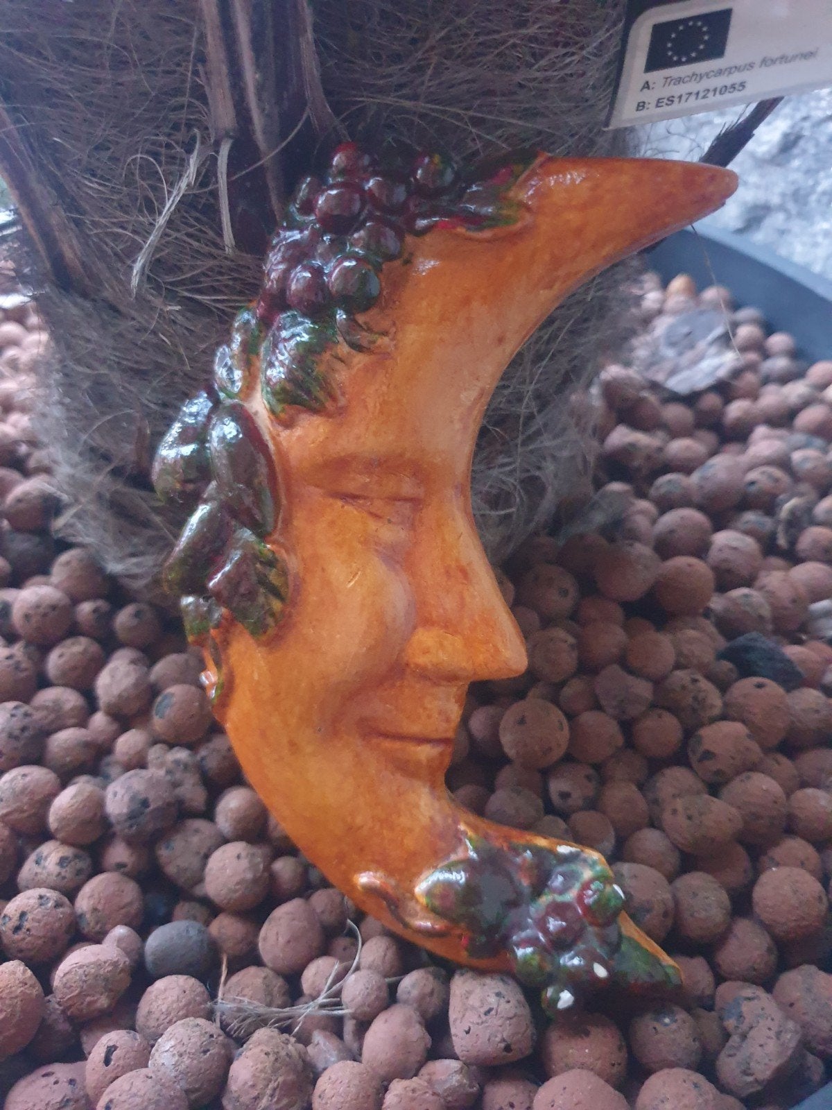 keramiek halve maan, Tuin en Terras, Tuinwanddecoratie, Ophalen of Verzenden