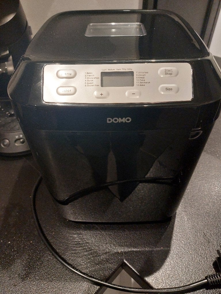 Machine à pain, Electroménager, 400 à 800 grammes de pâte, Enlèvement ou Envoi, Comme neuf, Fenêtre transparente