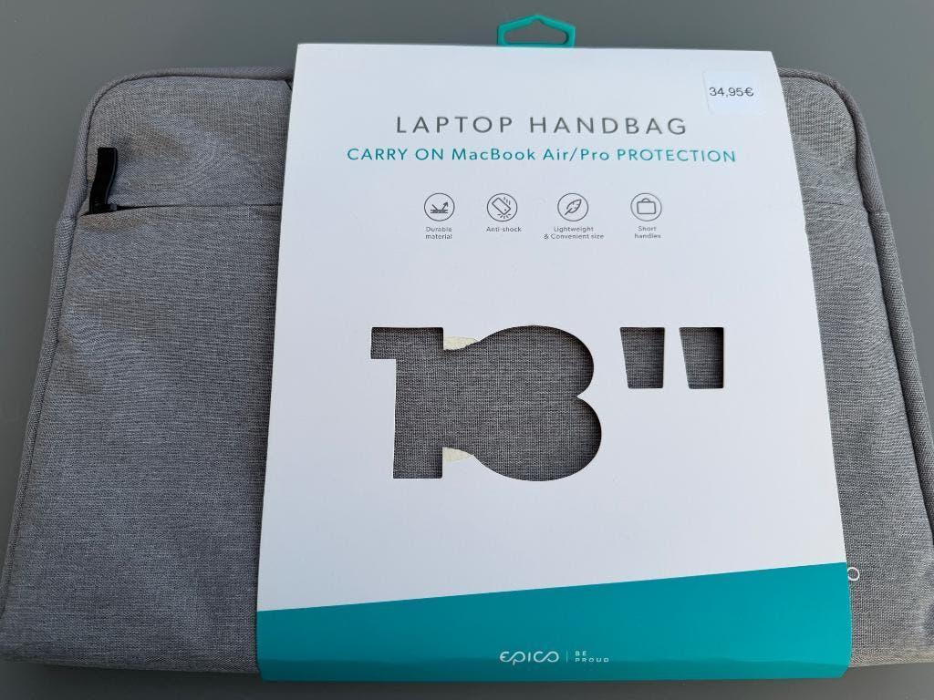 Epico Laptop Handbag MacBook Air / Pro 13" (Nieuw), Computers en Software, Laptoptassen, Ophalen, Grijs, Overige typen, Nieuw
