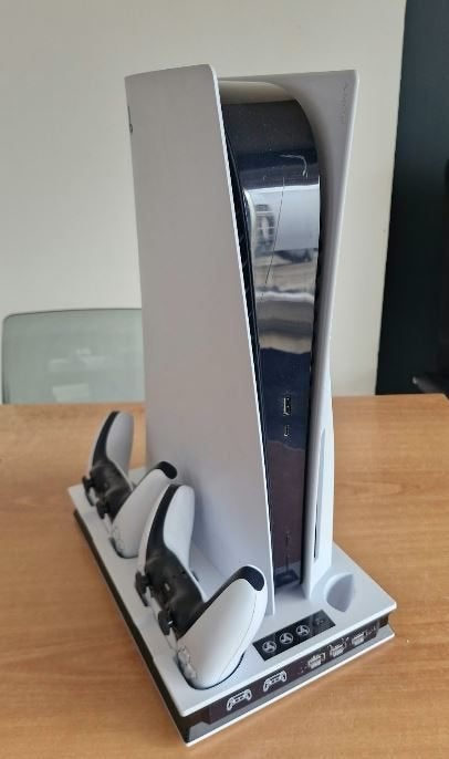 PS5 Disque (Révisée) + 2 Manettes TMR Anti-Drift + Socle, Games en Spelcomputers, Ophalen, Zo goed als nieuw, Playstation 5