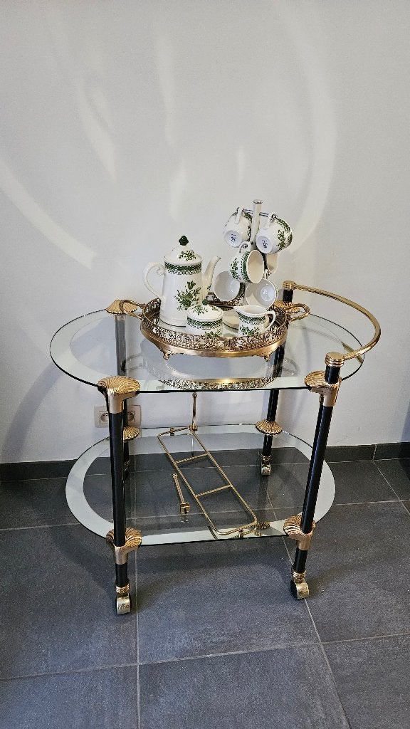 Serveerwagen, Ophalen, 75 cm of meer, Italian, Glas