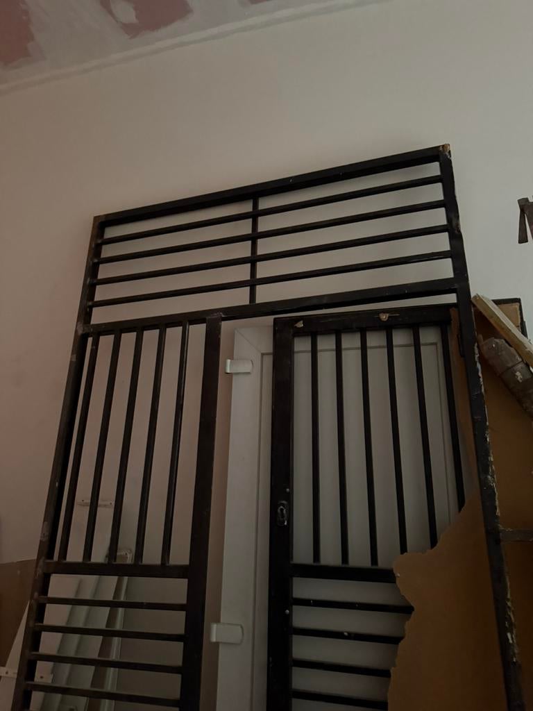 Porte et cadre métallique, Bricolage & Construction, Châssis & Portes coulissantes, Enlèvement, Utilisé, Autres types, Métal
