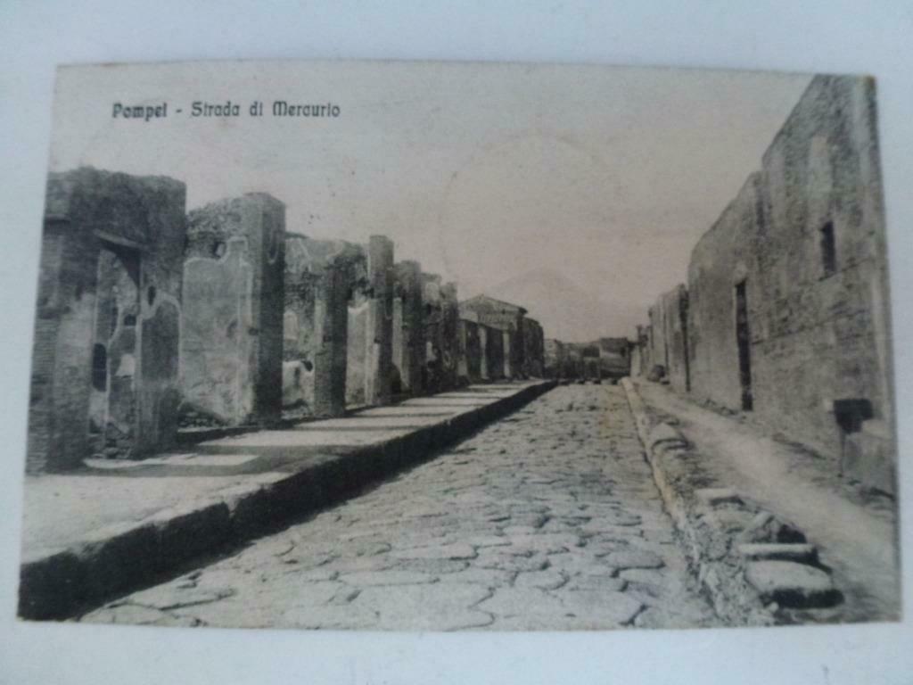 Pompei Strada di Mercurio, Envoi, 1920 à 1940, Affranchie, Italie