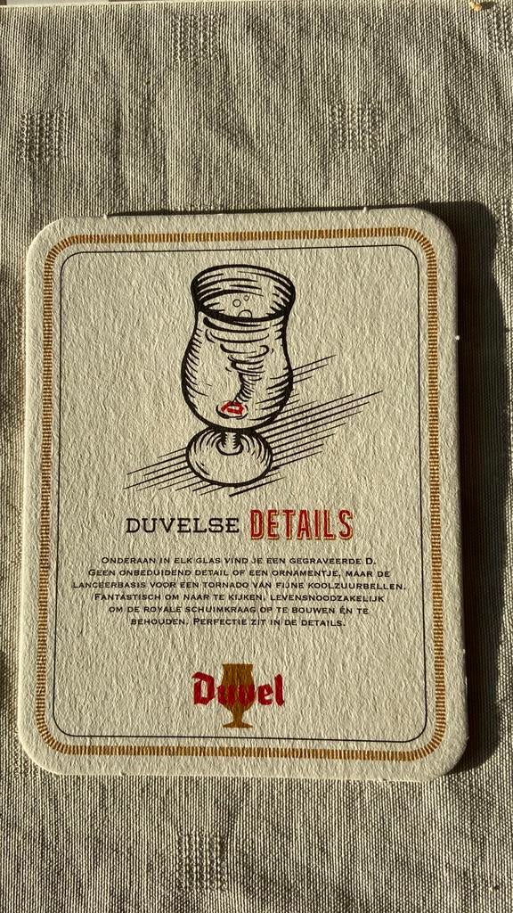 Bierviltje Duvel, Verzamelen, Nieuw, Duvel