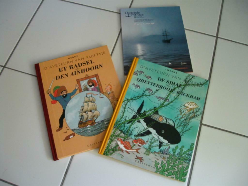 Twee kuifjeverhalen in het Oostends dialect, Boeken, Stripverhalen, Nieuw, Ophalen of Verzenden, Meerdere stripboeken, Hergé