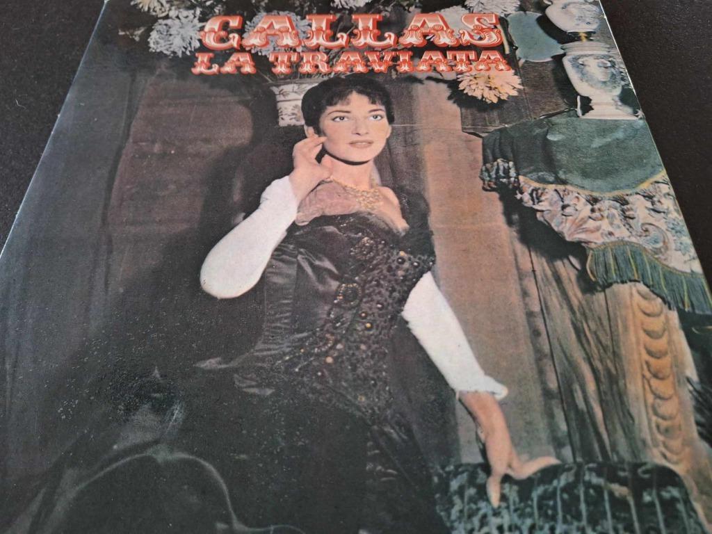 Verdi / Callas - La Traviata Box 3 x Lp's Vinyl, Gebruikt, Opera of Operette, Ophalen of Verzenden, Romantiek