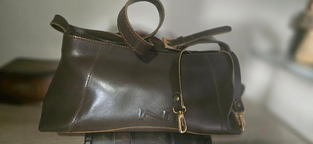 Handtas Natan, Ophalen, Zo goed als nieuw, Bruin, Handtas