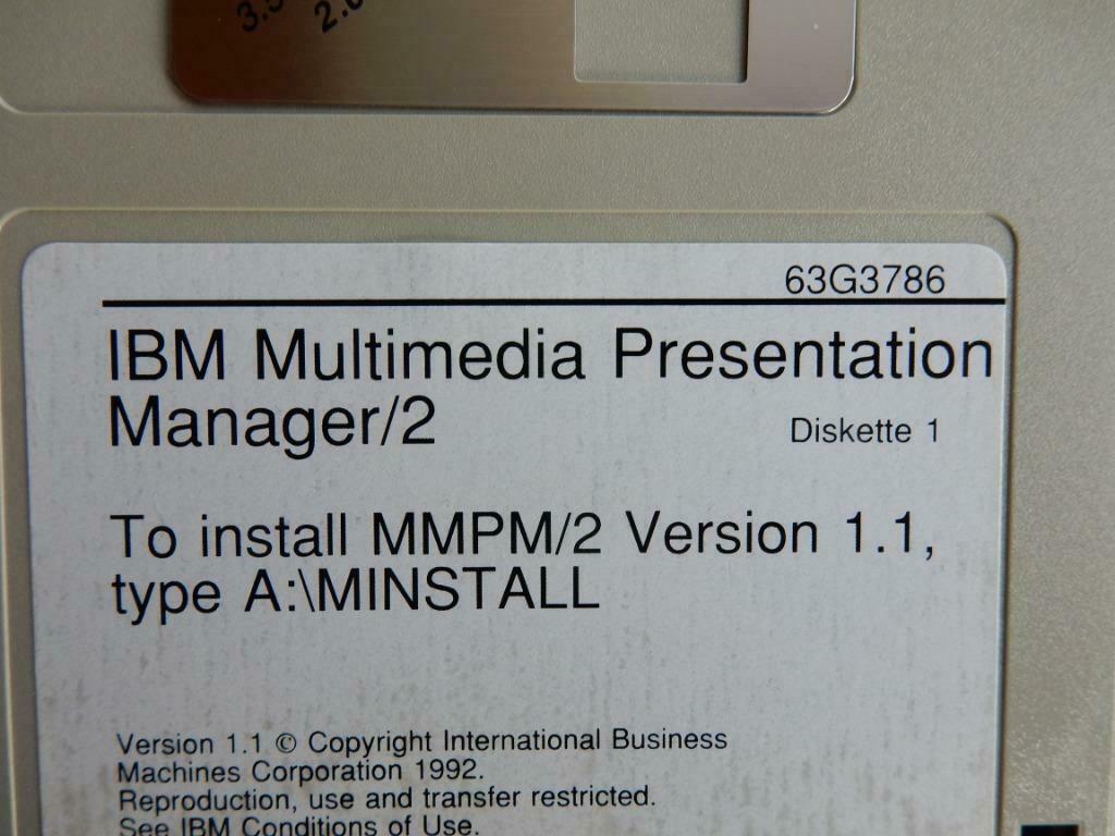 IBM Presentation Manager / 2  multimedia, Enlèvement ou Envoi, Utilisé