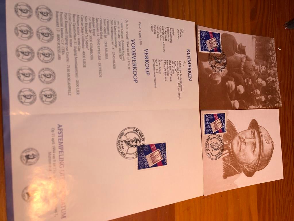 Eerste dag postzegels etc, Postzegels en Munten, Ophalen of Verzenden