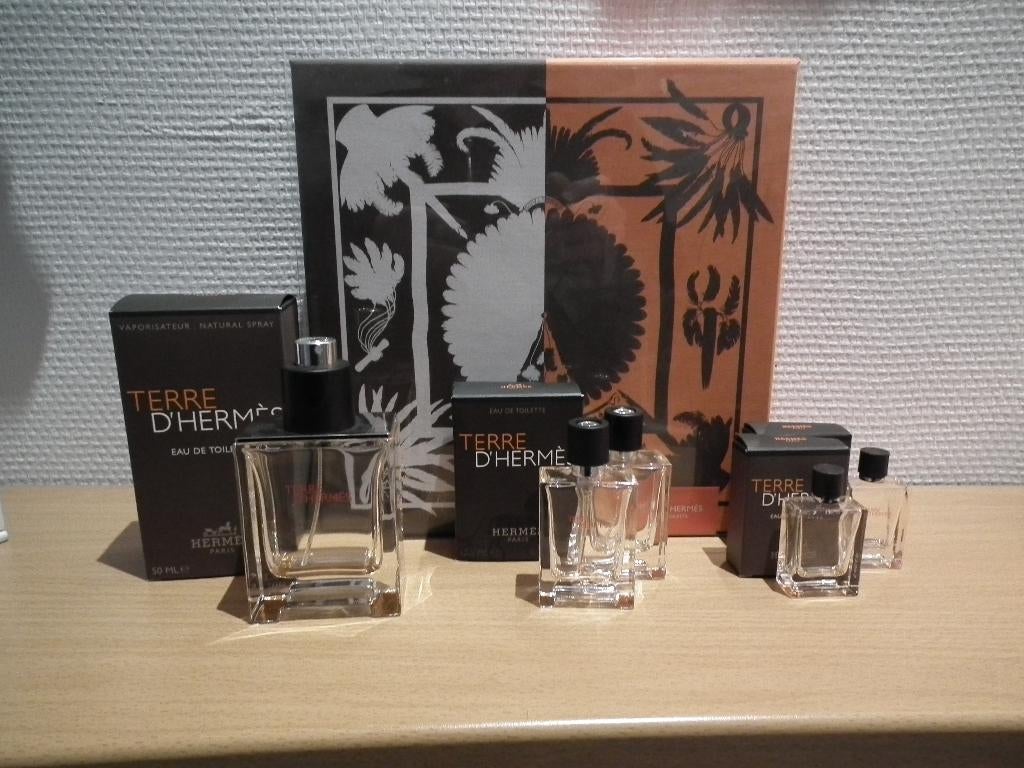 Terre D'Hermès (boîte avec 2x5 ml / 2x12,5 ml / 1x50ml), Envoi, Utilisé, Miniature