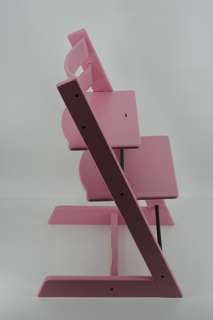 Stokke Tripp Trapp Pink – Refurbished model, Kinderen en Baby's, Kinderstoelen, Verzenden, Gebruikt, Meegroeistoel, Gordel(s)