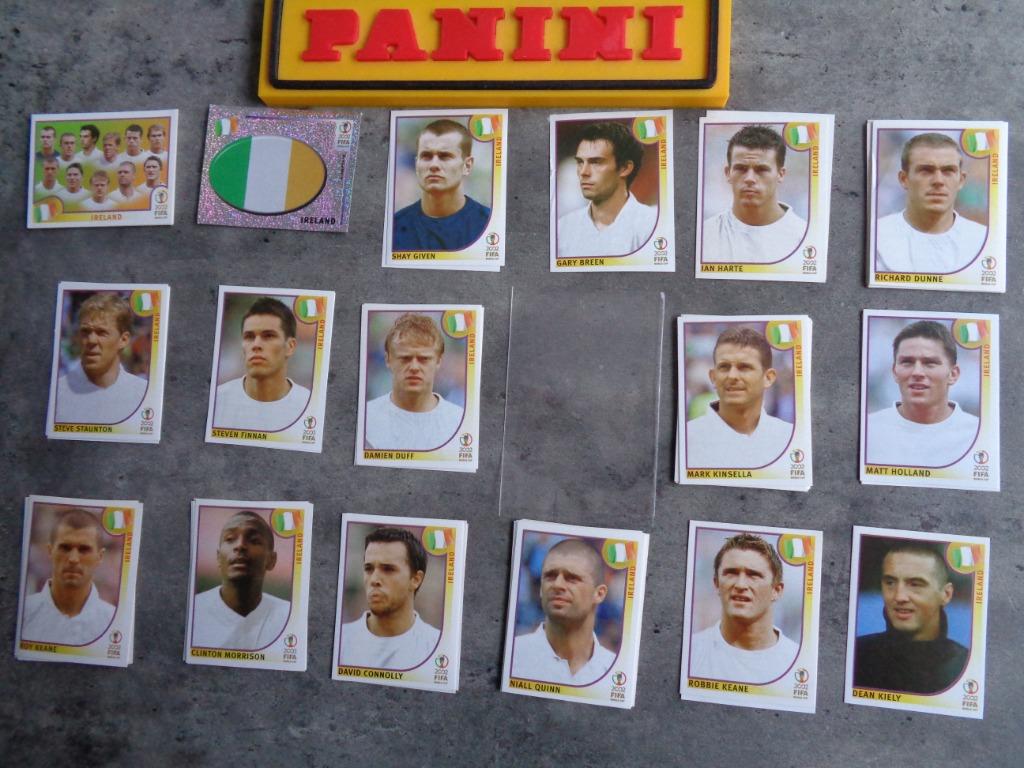 PANINI WORLD CUP KOREA JAPAN 2002 IEREN STICKERS VOETBAL, Ophalen of Verzenden, Nieuw