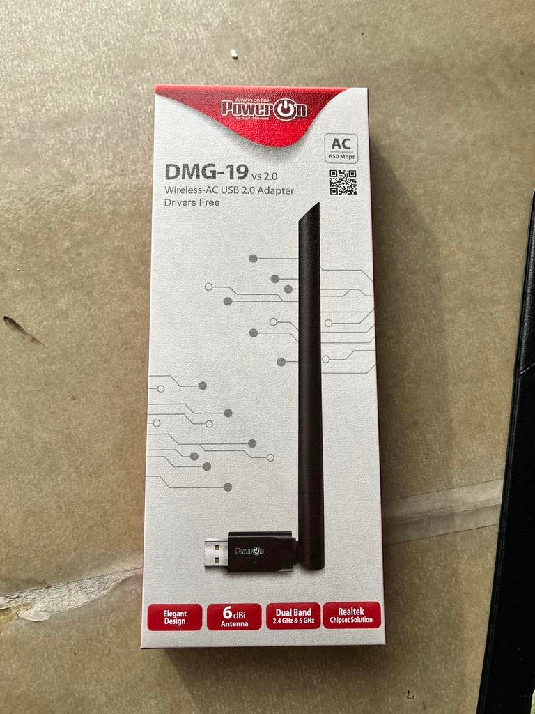 Wireless-AC USB 2.0 Adapter Drivers Free PowerOn, Ophalen of Verzenden, Nieuw