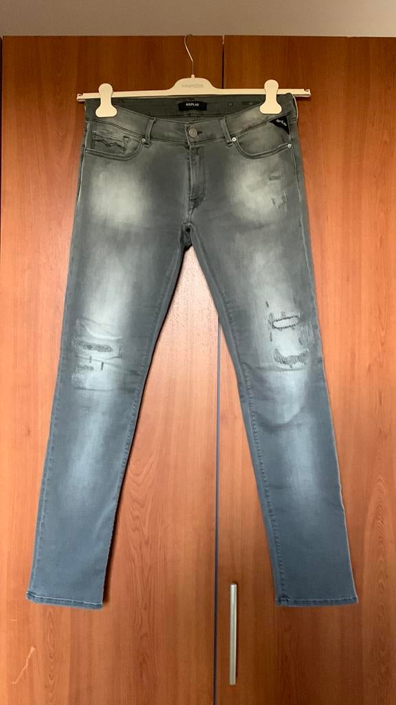 Jeans dames Replay,maat 32,lengte 32,grijs,perfecte staat, Replay, Ophalen of Verzenden, Zo goed als nieuw, W30 - W32 (confectie 38/40)
