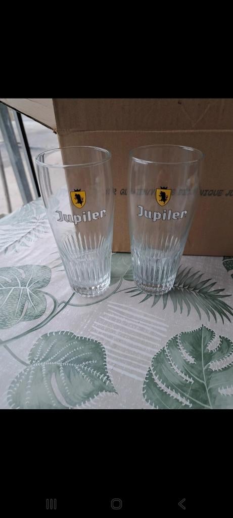 12 nieuwe jupiler glazen 33cl, Enlèvement ou Envoi, Neuf