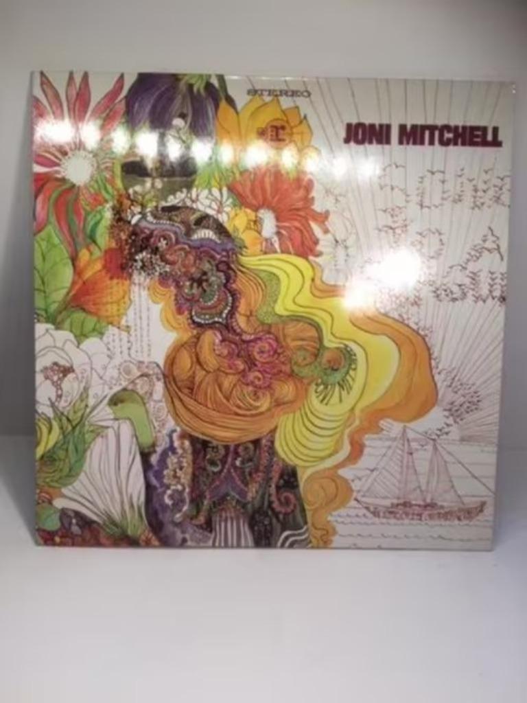 LP - Joni Mitchell - Joni Michell (Vinyle), CD & DVD, Vinyles | Rock, Comme neuf, Chanteur-compositeur, 12 pouces, Enlèvement ou Envoi