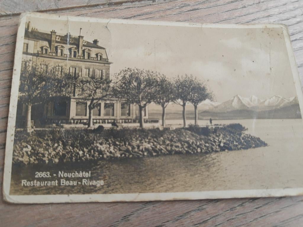 Oude postkaart : Neuchâtel (Zwitserland), Verzamelen, Ophalen of Verzenden