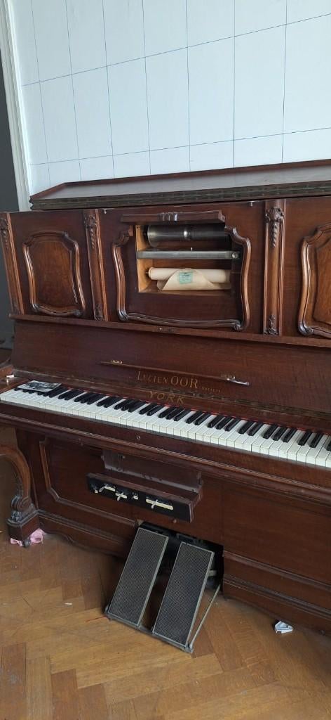 Lucien Oor mechanische rolpiano begin 1900, Muziek en Instrumenten, Ophalen, Piano