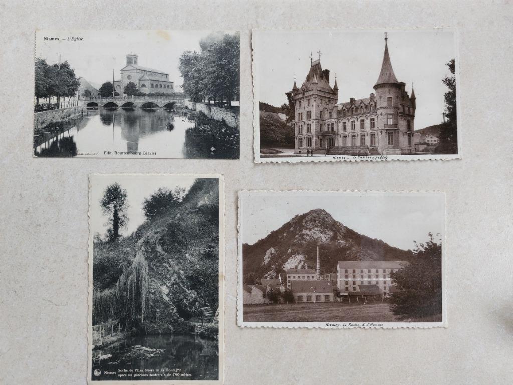 4 oude postkaarten van Nismes, Envoi