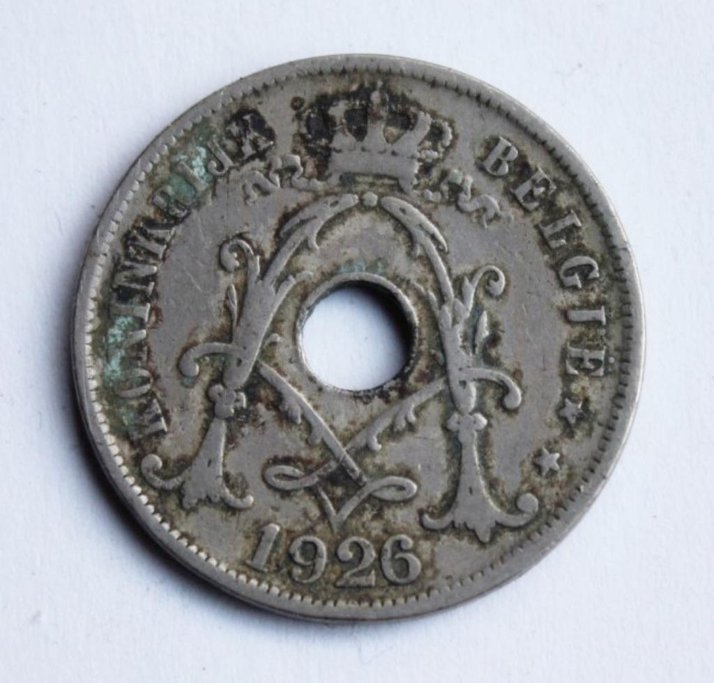 25 CENT ALBERT 1 BELGIQUE 1926 FL, Enlèvement ou Envoi, Autre, Monnaie en vrac
