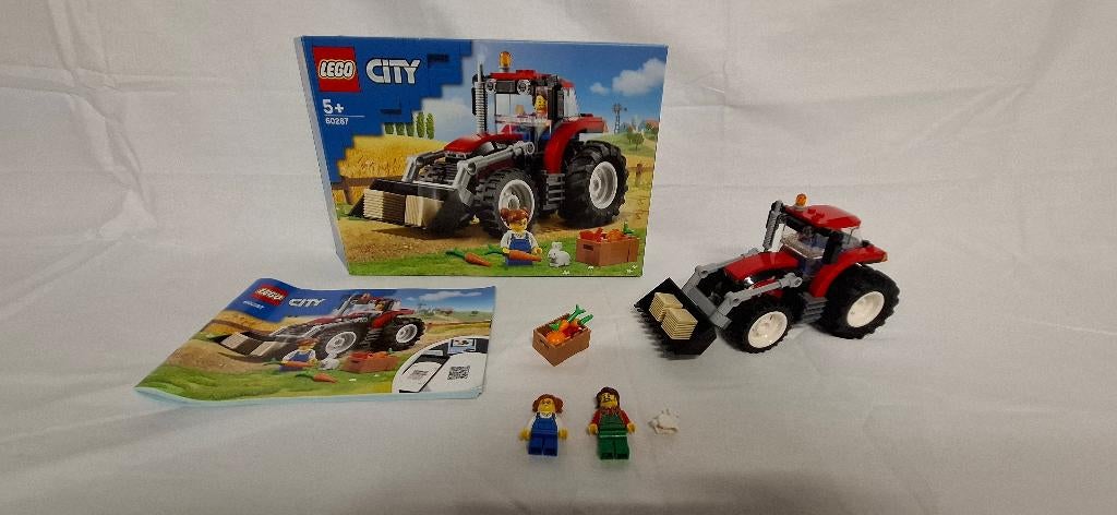 Lego 60287 Tractor, Ophalen of Verzenden, Zo goed als nieuw, Complete set, Lego