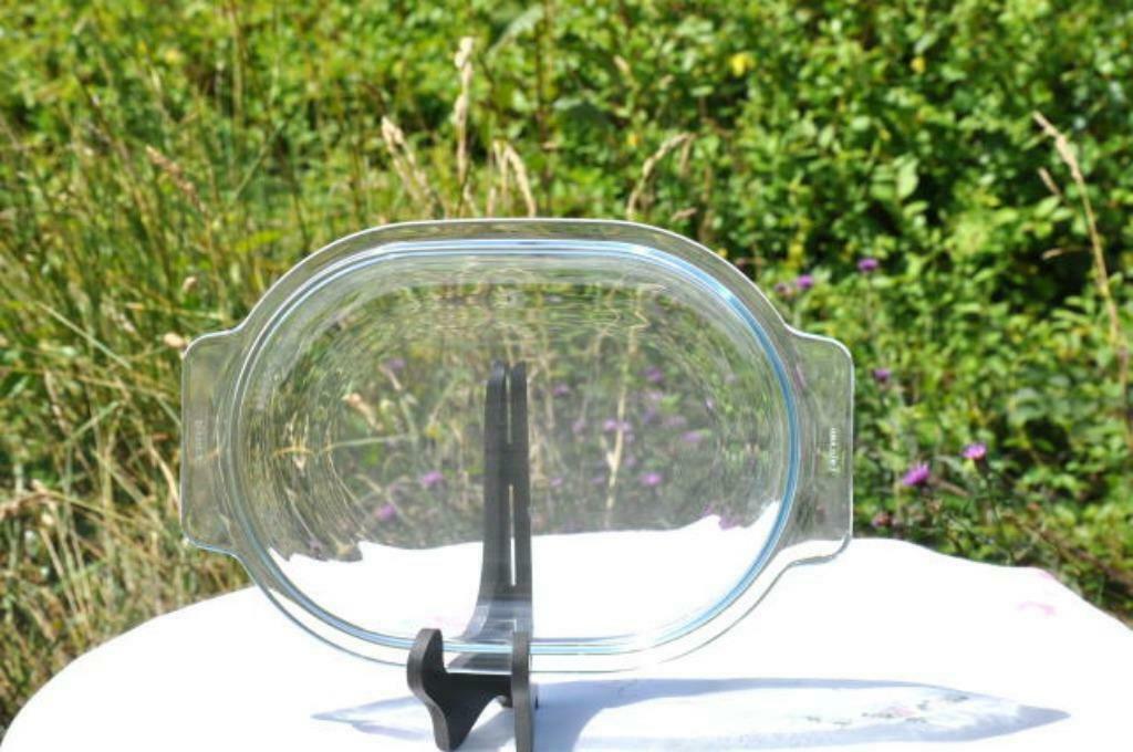 § plat oval  pour four en pyrex, Ophalen of Verzenden, Zo goed als nieuw, Glas, Overige typen