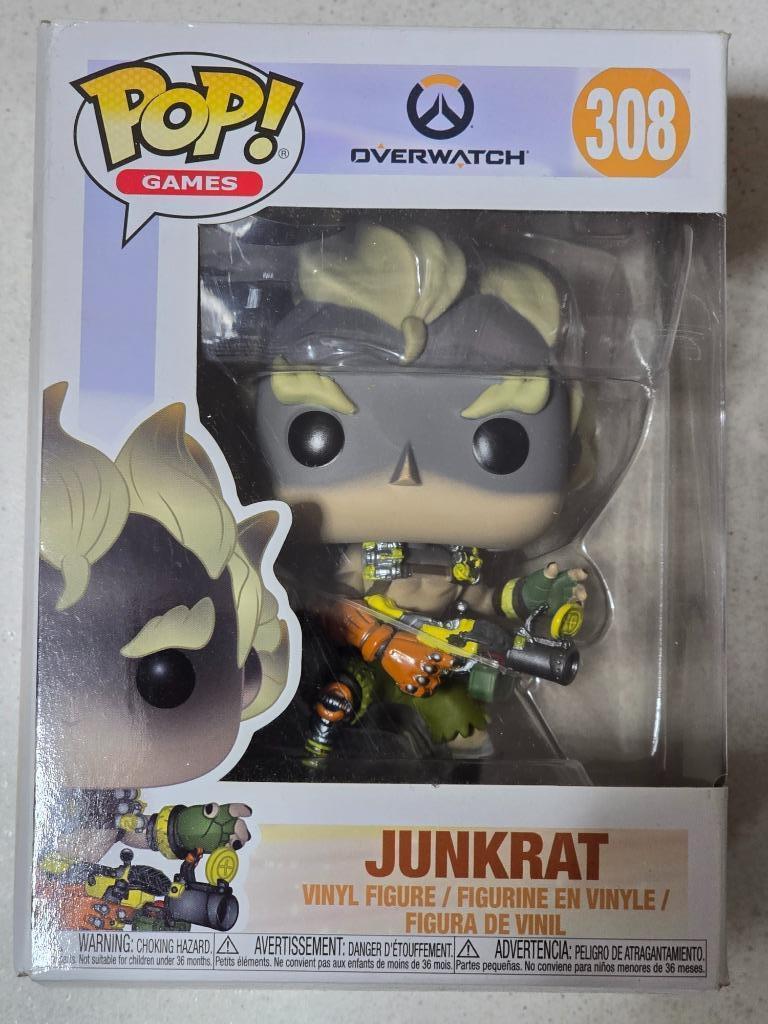 FUNKO POP Games - Overwatch - 308 - JUNKRAT - Nieuw, Ophalen of Verzenden, Nieuw, Fantasy