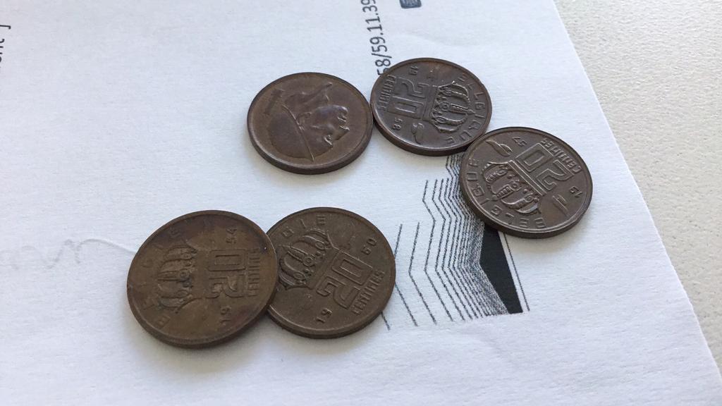 5 munten 20 cent, Timbres & Monnaies, Enlèvement ou Envoi