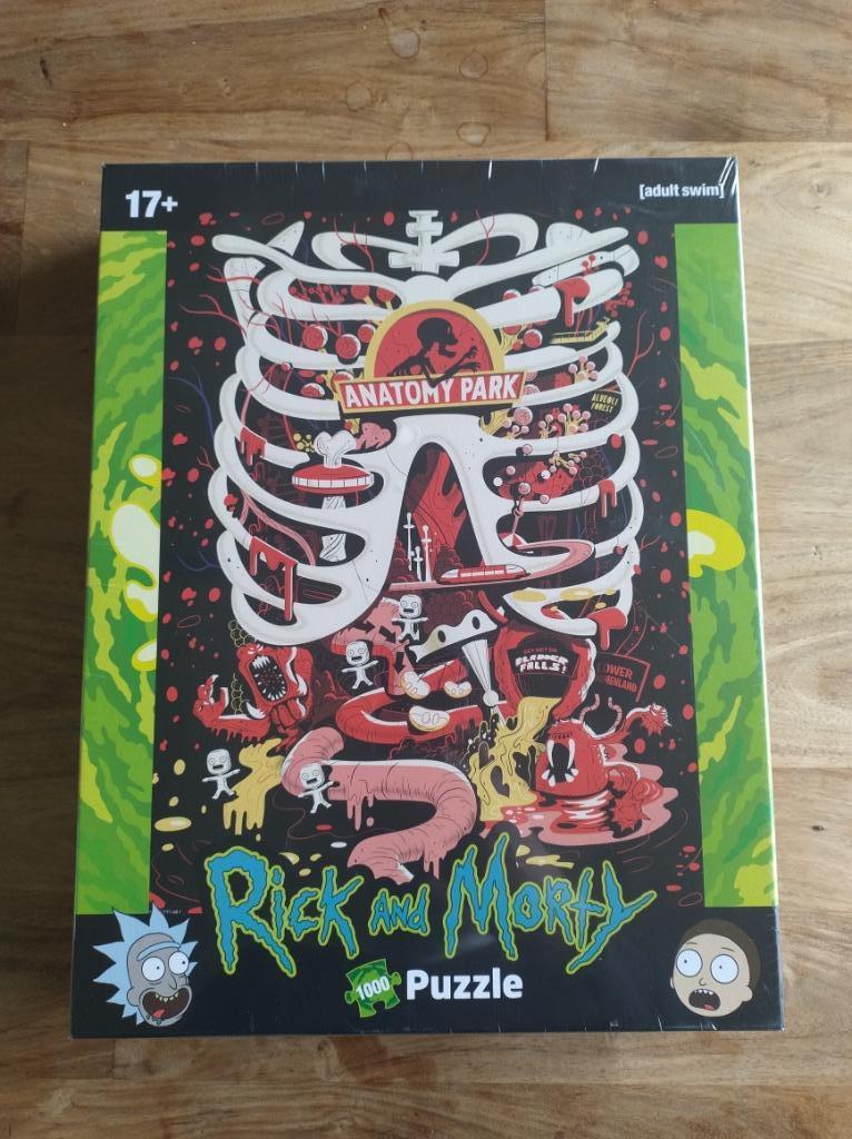 Rick & Morty Anatomy Park Puzzel 1000 stukken, Enlèvement ou Envoi, Neuf