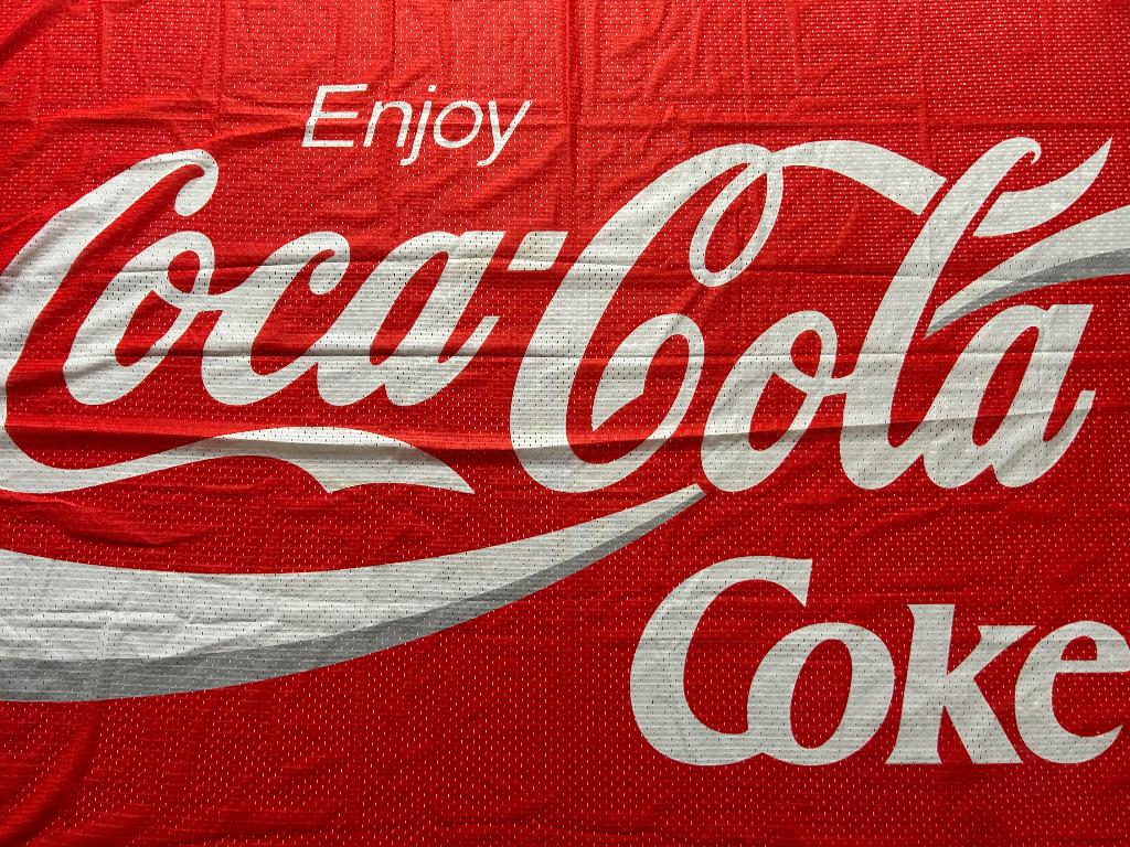 Grote vlag Coca Cola, Divers, Drapeaux & Banderoles, Enlèvement ou Envoi, Comme neuf