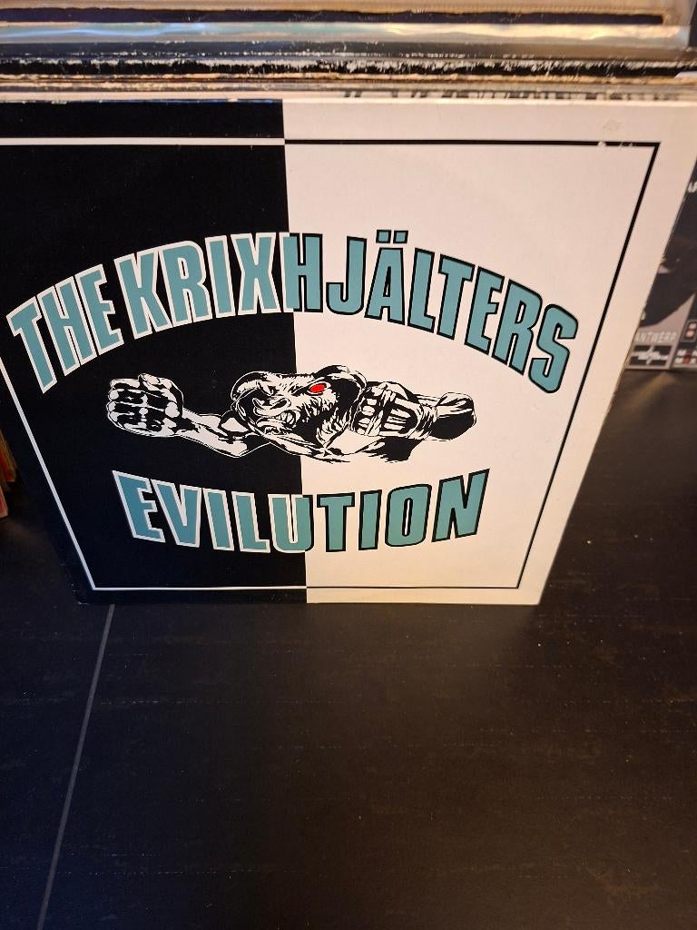 lp - the krixhjalters - evilution - bak 4, Ophalen of Verzenden, Gebruikt