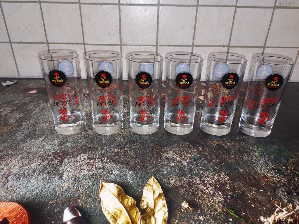 Lunettes Passoa Red Devil, Enlèvement ou Envoi, Neuf, Verres et Verres à shot