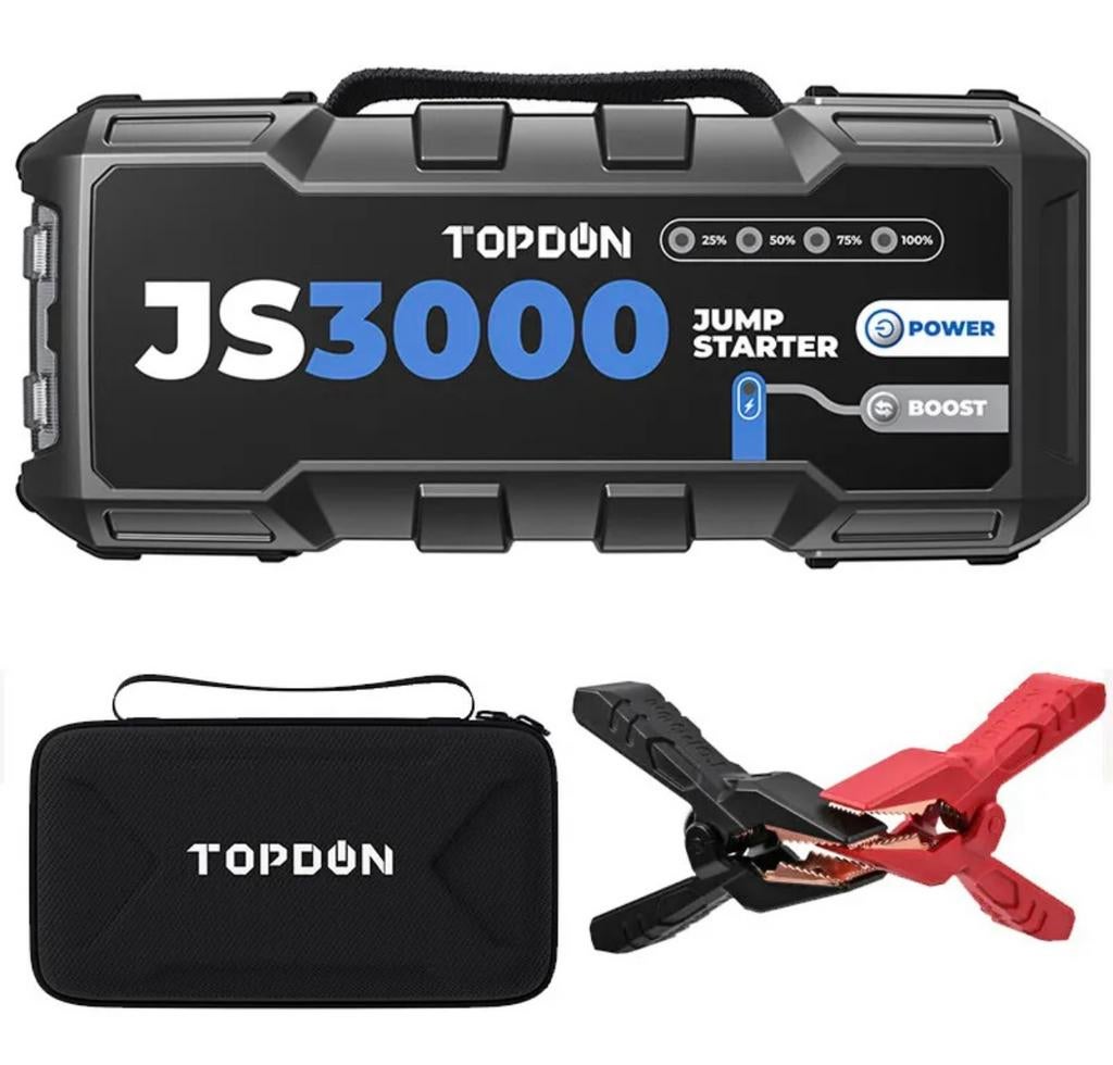 Topdon JumSurge3000 JS3000 starthulp jumpstarter powerbank, Auto diversen, Jumpstarters, Ophalen of Verzenden, Nieuw