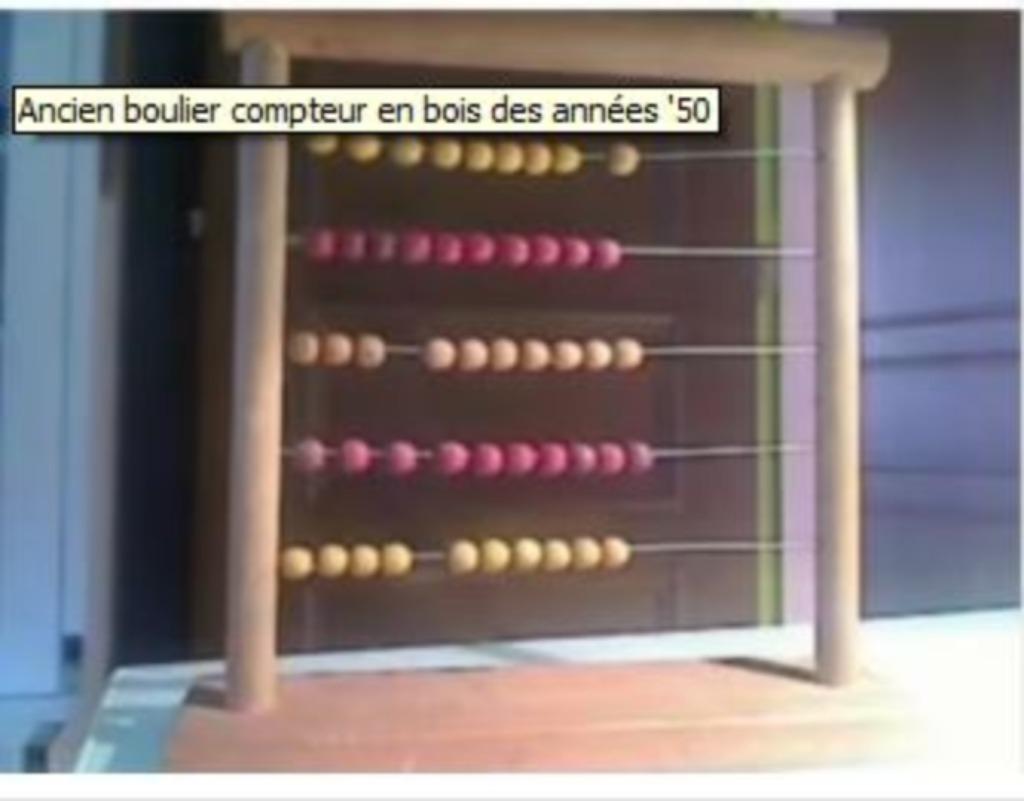 Oud houten telraam uit de jaren 50, Antiek en Kunst, Ophalen of Verzenden