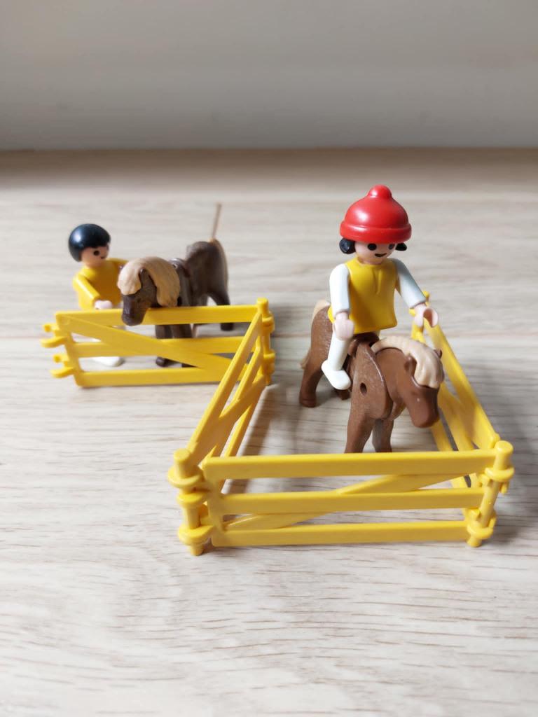 Vintage Playmobil Kinderen met pony's – 3579, Ophalen of Verzenden, Zo goed als nieuw