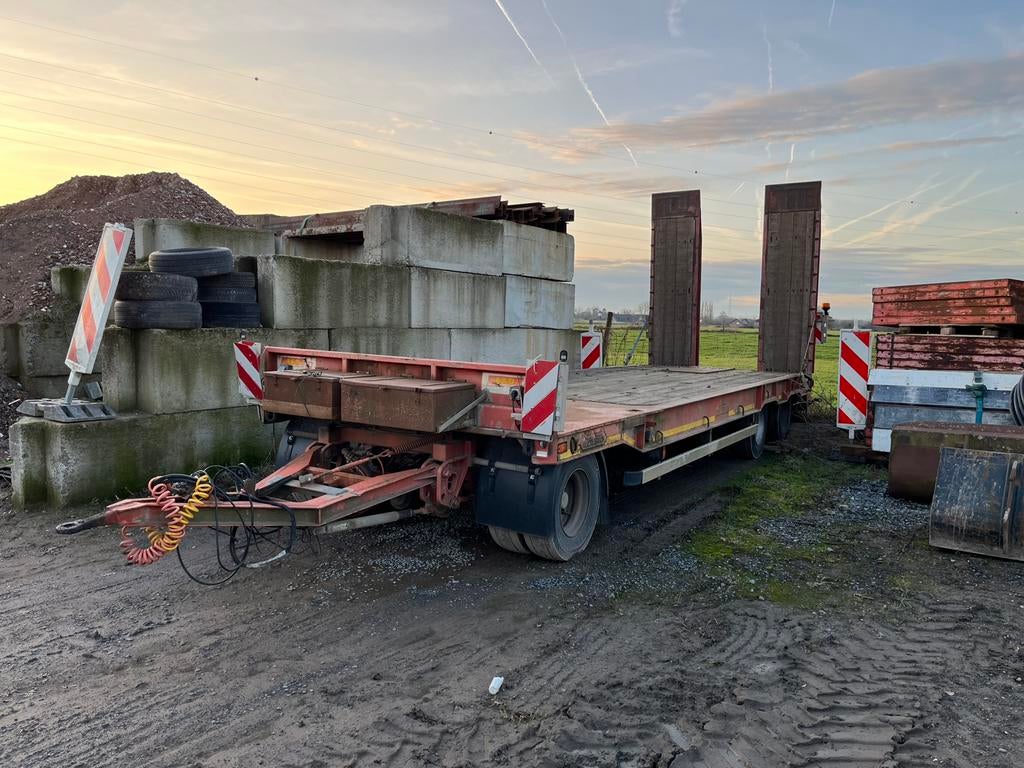 Dieplader Nooteboom, Ophalen, Transport