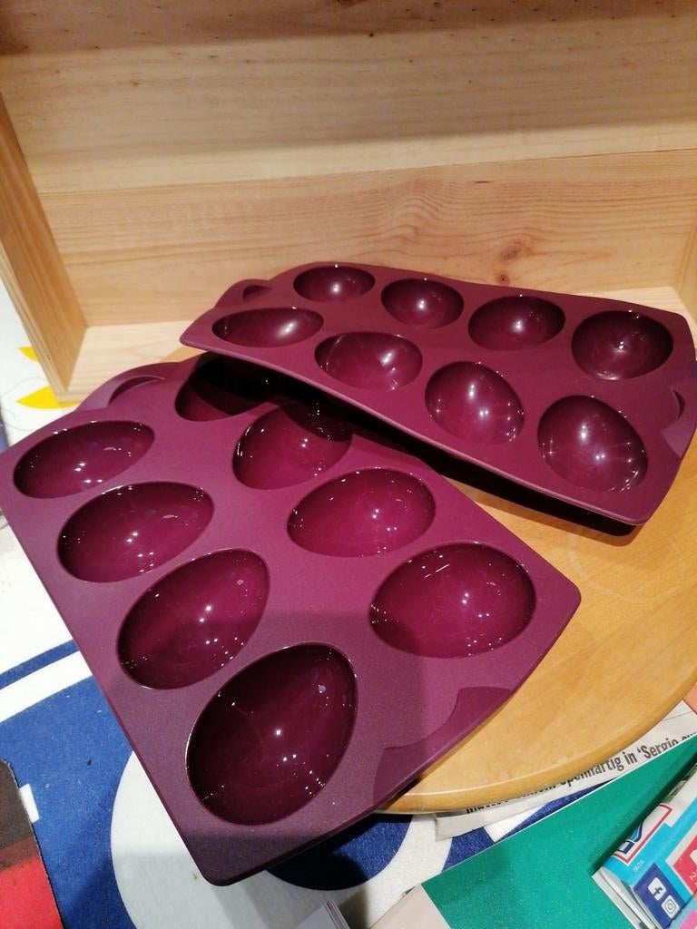 Tupperware silicone bakvorm, multflex, paaseieren, Ophalen of Verzenden, Zo goed als nieuw