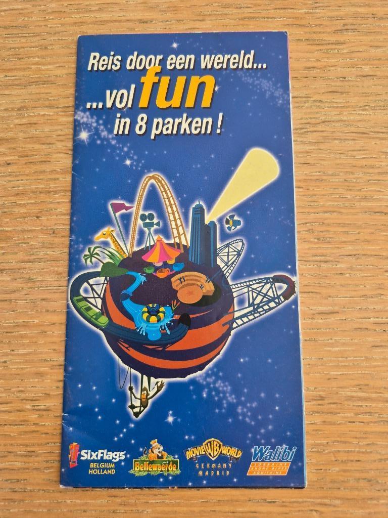 Folder wereld vol fun (pretpark), Enlèvement ou Envoi, Comme neuf