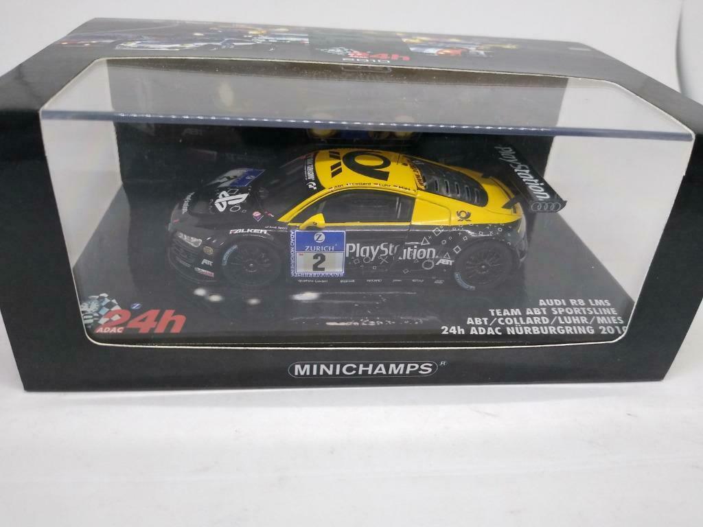 Audi R8 LMS 24hr Nurburgring 2010 Minichamps 1/43, Ophalen of Verzenden, Nieuw, Auto, MiniChamps