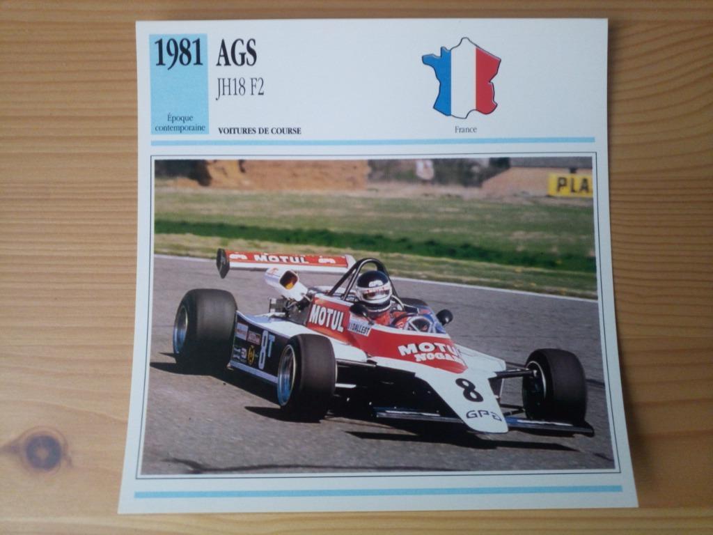 AGS, CD, CG, CGE, Cougar, DB, Delage, Elf, Grégoire - Fiches, Enlèvement ou Envoi, Comme neuf, Voitures
