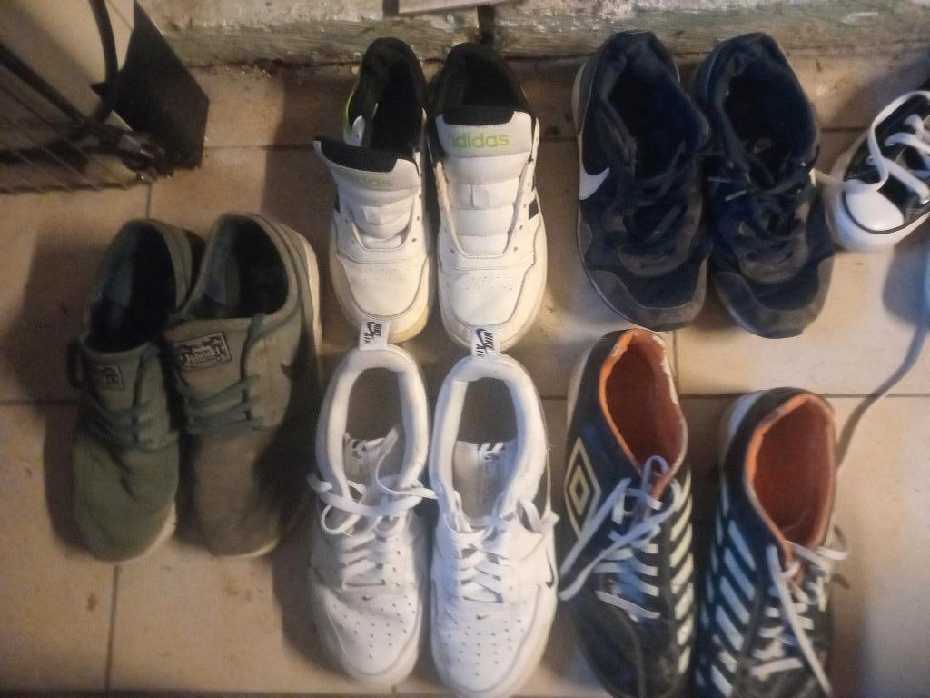 lot 5 paires de basquette nike et addidas, Enlèvement ou Envoi