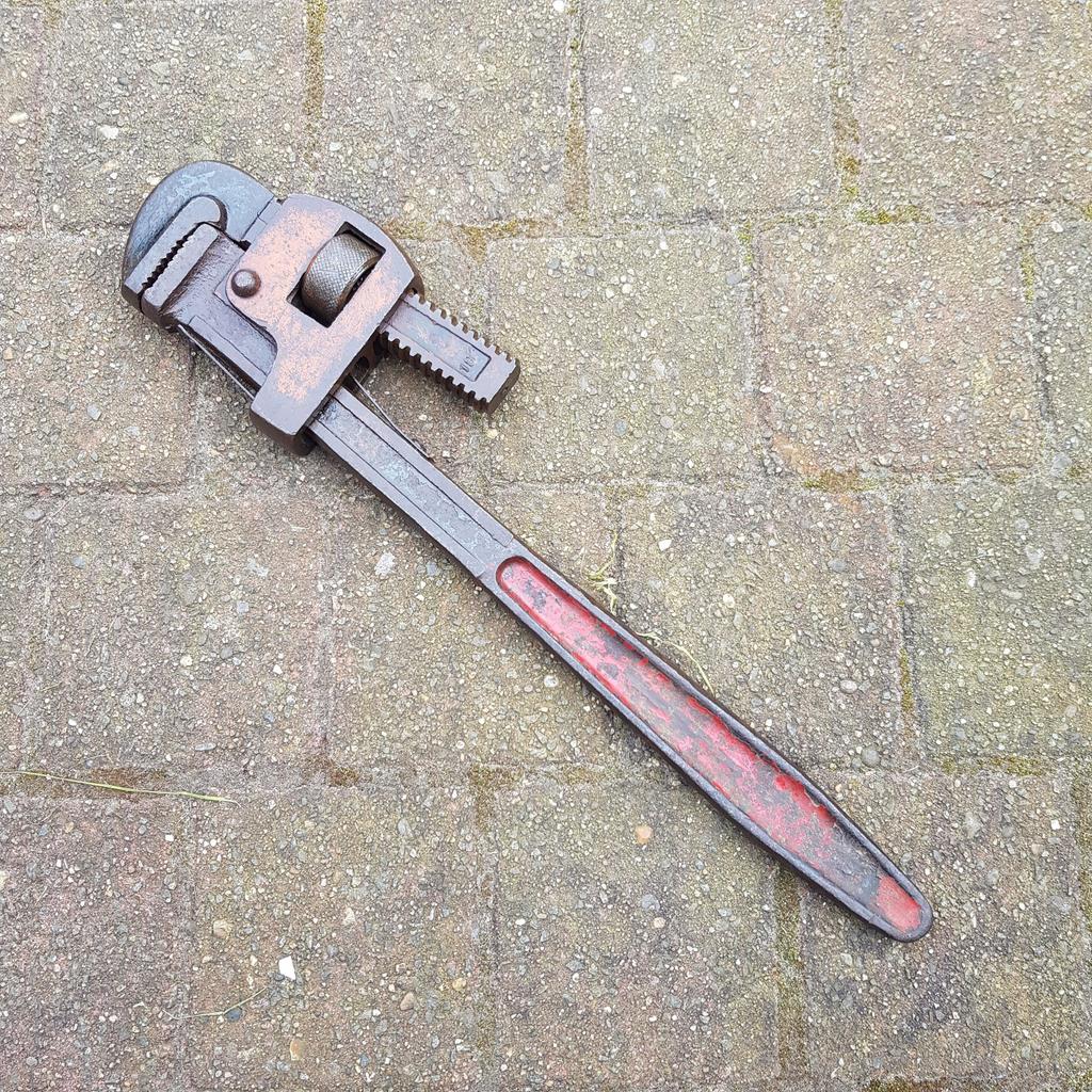 Antieke Drop Forged pijptang in staal, Antiek en Kunst, Antiek | Gereedschap en Instrumenten, Ophalen of Verzenden