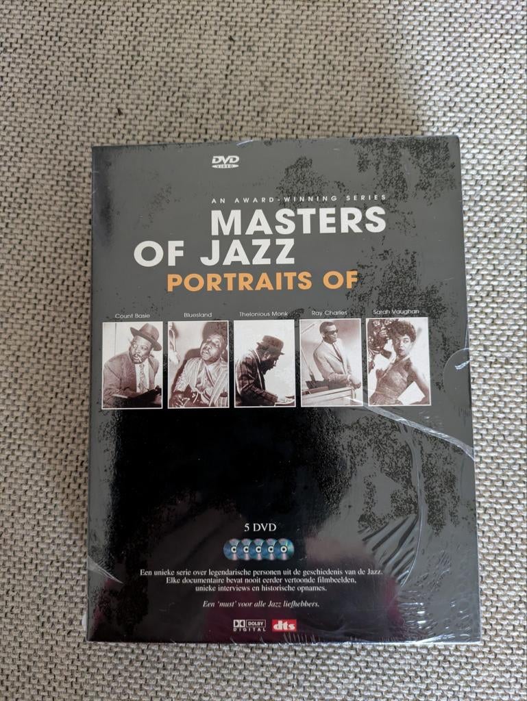 NIEUW dvd box Masters of Jazz, Ophalen of Verzenden, Nieuw in verpakking