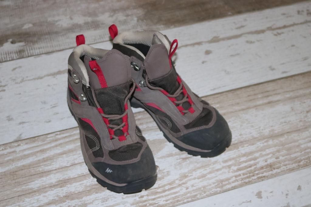 Waterproof bergschoenen Quechua maat 38, Quechua, Grijs, Gedragen, Wandelschoenen