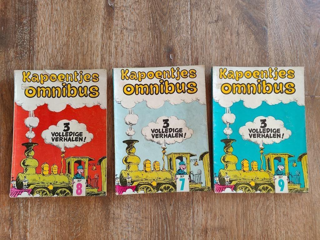 Lot 3 kapoentjes omnibussen - 3 volledige verhalen, Ophalen of Verzenden, Gelezen