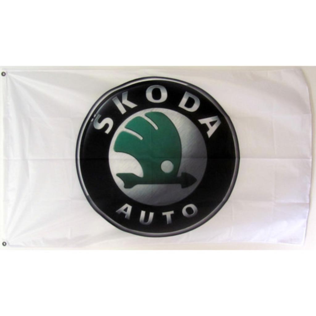 Drapeau Skoda - 150 x 75 cm, Enlèvement ou Envoi, Neuf